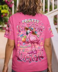 PRETTY IN PINK FLAMINGO ALL OVER PRINT - TYQY3103261