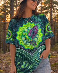 FLYING FLORAL PARROT RADIAL ALL OVER PRINT - TY0210261