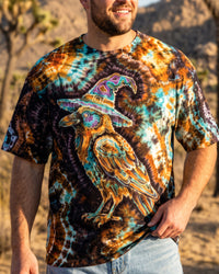 HALLOWEEN WITCH RAVEN SWIRL ALL OVER PRINT - TYQY1409264