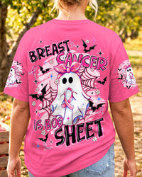 BREAST CANCER IS BOO SHEET HALLOWEEN ALL OVER PRINT - TYQY1509267