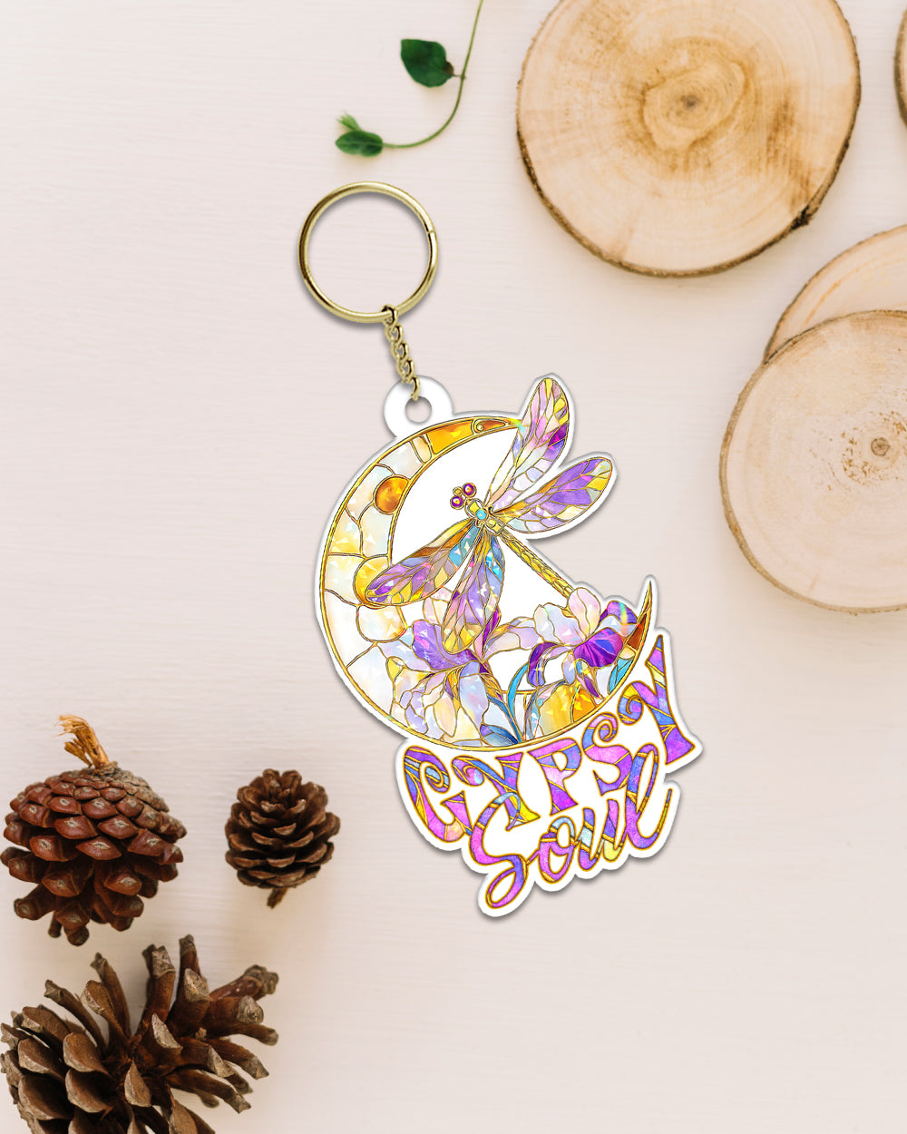 GYPSY SOUL DRAGONFLY ORNAMENT & KEYCHAIN - TYTD1109254