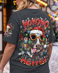 HOHOHO HEIFER CHRISTMAS COW ALL OVER PRINT - TYQY1610262