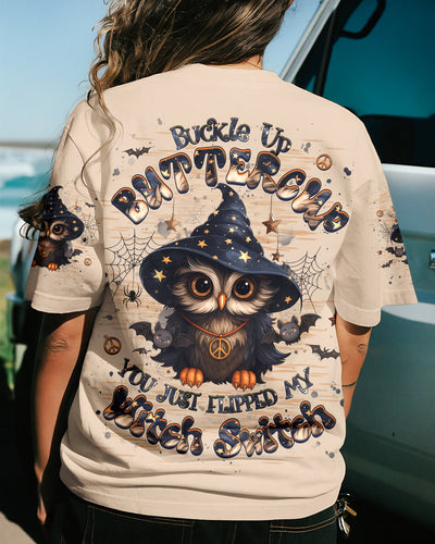 YOU JUST FLIPPED MY WITCH SWITCH OWL HALLOWEEN ALL OVER PRINT - YHHG0809252