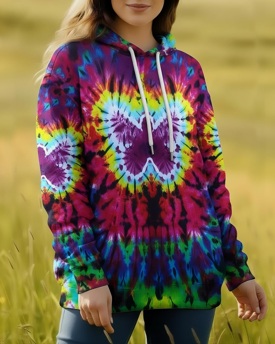 BUTTERFLY TIE DYE ALL OVER PRINT - YHHG0112252
