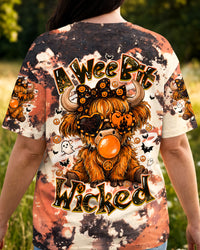 A WEE BIT WICKED HIGHLAND COW HALLOWEEN ALL OVER PRINT - TYQY0409265