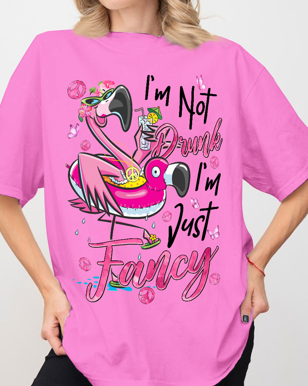 I'M JUST FANCY FLAMINGO COTTON SHIRT - TYQY2105244