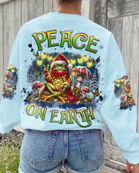 PEACE ON EARTH FROG CHRISTMAS ALL OVER PRINT - TLNZ2010234
