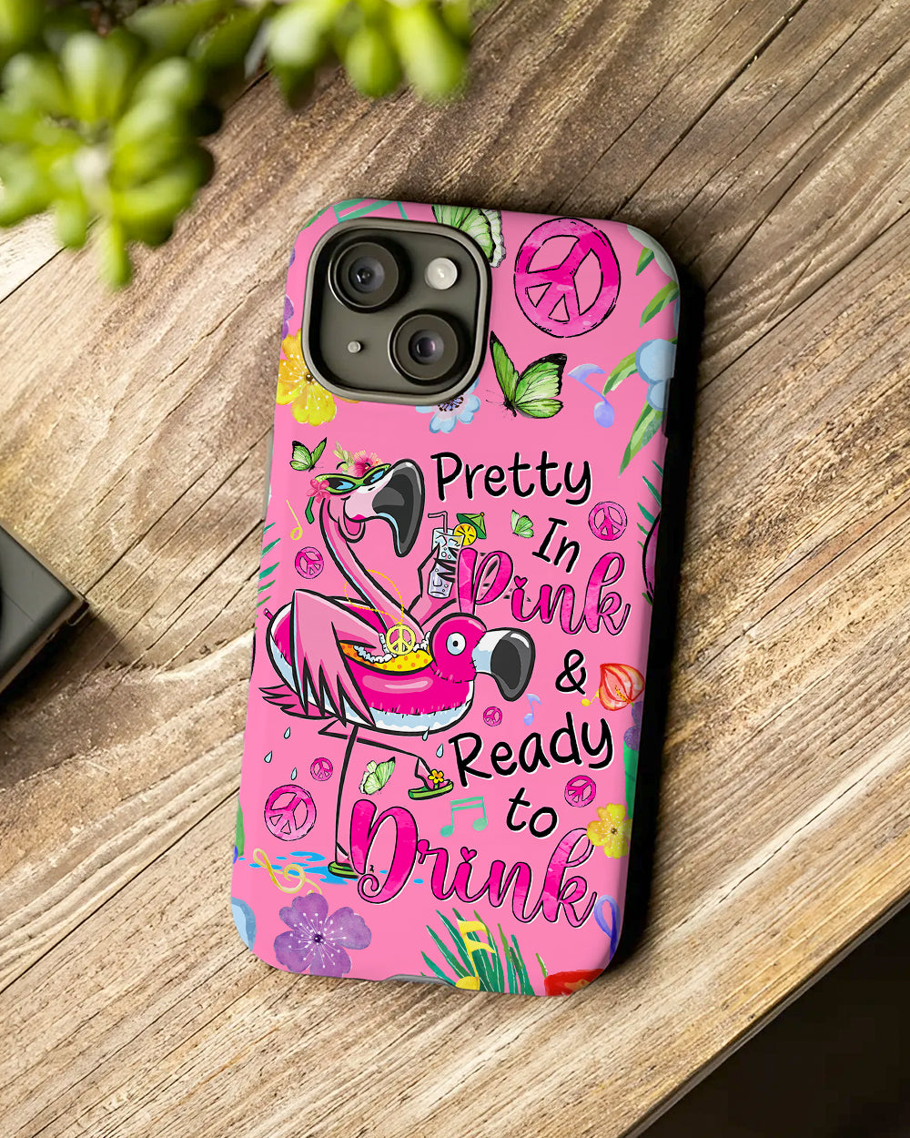 PRETTY IN PINK FLAMINGO PHONE CASE - TYQY1706243