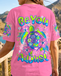 BE YOU THE WORLD WILL ADJUST TURTLE ALL OVER PRINT - TYQY1908263