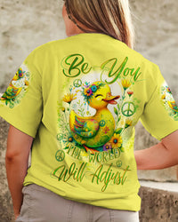 BE YOU THE WORLD WILL ADJUST DUCK ALL OVER PRINT - TYQY0311233