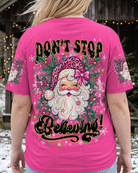 DON'T STOP BELIEVING SANTA CHRISTMAS ALL OVER PRINT - TYQY0510263