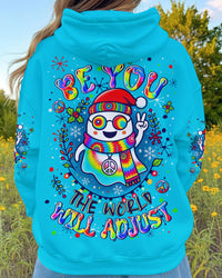 BE YOU THE WORLD WILL ADJUST CHRISTMAS ALL OVER PRINT - YHLN1310253