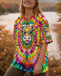 PSYCHEDELIC GROOVY HEIFER ALL OVER PRINT - YHLN2601262
