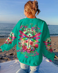 BE YOU THE WORLD WILL ADJUST DRAGONFLY ALL OVER PRINT - TY0912231