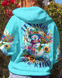 IT'S COOL TO BE KIND SNOWMAN CHRISTMAS ALL OVER PRINT - TY2310233