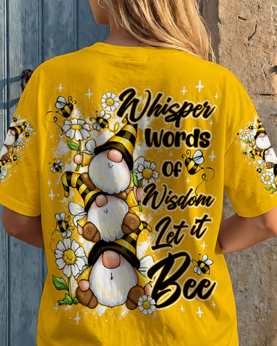 WHISPER WORDS OF WISDOM LET IT BEE GNOME ALL OVER PRINT - TY2008262