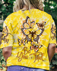 BE YOU TIFUL BUTTERFLY TIE DYE ALL OVER PRINT - YHLN0106231