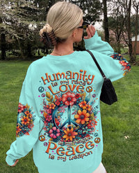 PEACE IS MY WEAPON TIE DYE ALL OVER PRINT - TLNZ3008231