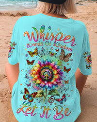 WHISPER WORDS OF WISDOM SUNFLOWER ALL OVER PRINT - TLNZ1711234