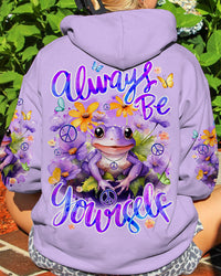 ALWAYS BE YOURSELF FROG ALL OVER PRINT - TYQY0812234