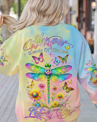 WHISPER WORDS OF WISDOM COLORFUL DRAGONFLY ALL OVER PRINT - TLNZ2711231