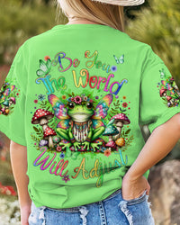 BE YOU THE WORLD WILL ADJUST ALL OVER PRINT - TYQY1810231