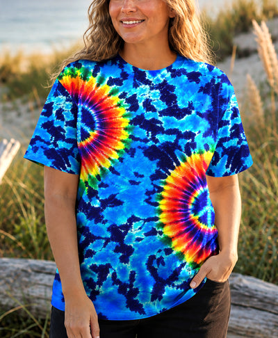 RAINBOW PEACE BLOOM BURST ALL OVER PRINT - YHHG1910261