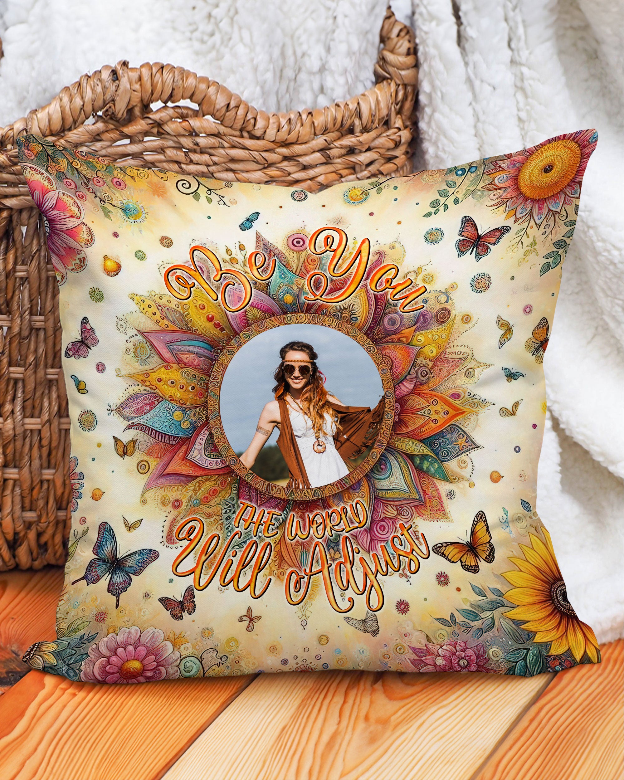 PERSONALIZED BE YOU THE WORLD WILL ADJUST  PILLOW - TLNT0301254