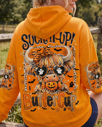 SUCK IT UP BUTTERCUP HALLOWEEN HIGHLAND COW ALL OVER PRINT - TYQY0308261
