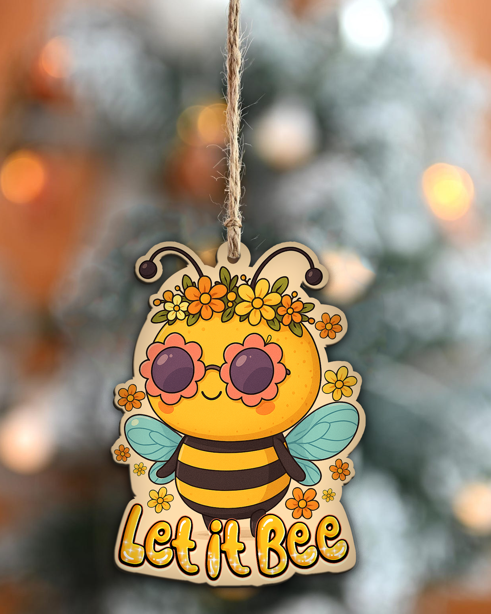 LET IT BEE ORNAMENT & KEYCHAIN - TYQY0508253