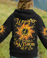 WHISPER WORDS OF WISDOM LET IT BE SUNFLOWER ALL OVER PRINT - TYQY0502262