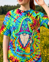 PSYCHEDELIC WITCH GNOME SWIRL HALLOWEEN ALL OVER PRINT - TYQY2109261