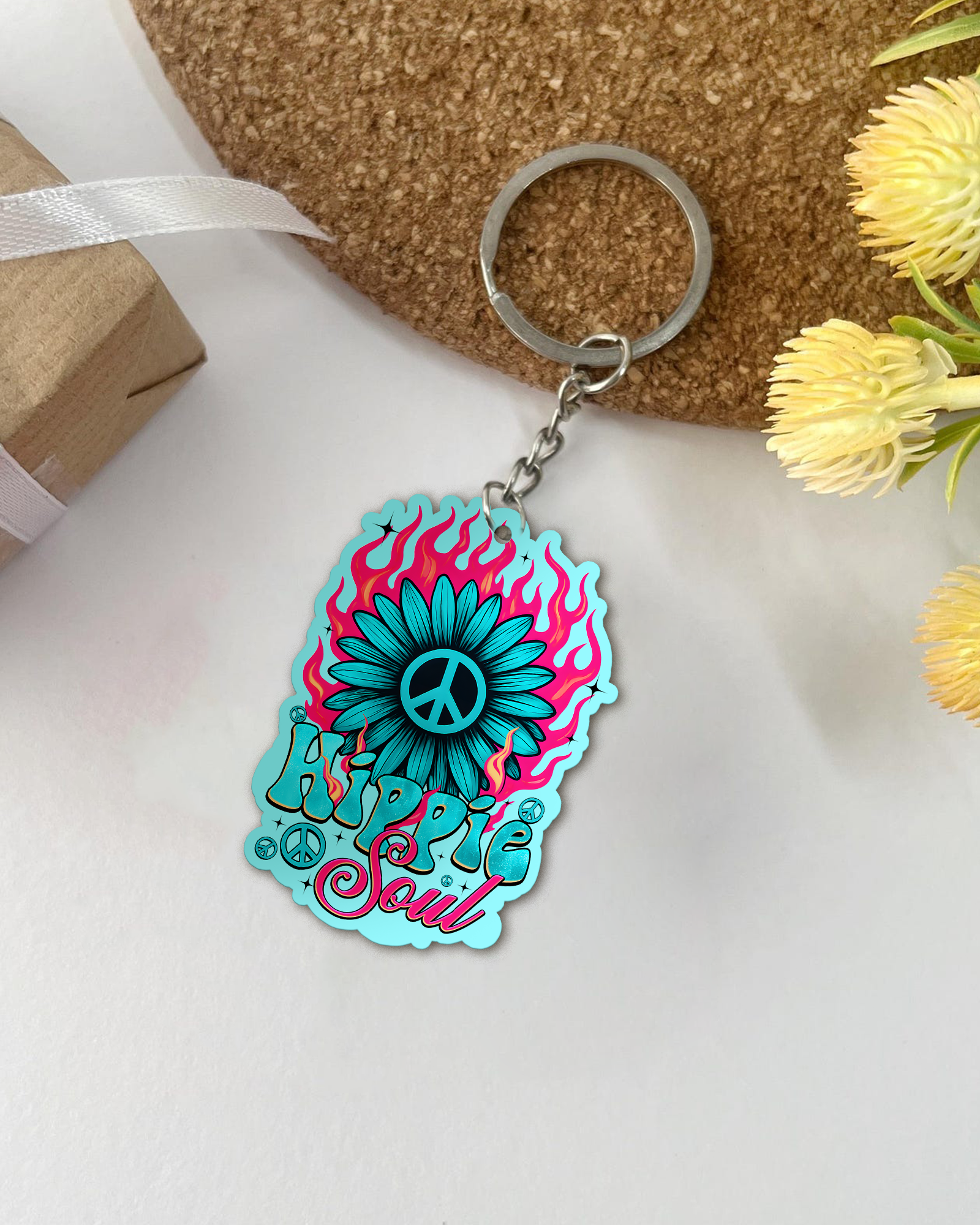 HIPPIE SOUL FLOWER ORNAMENT & KEYCHAIN - TYQY2208255