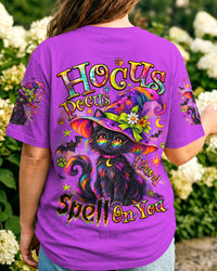 I PUT A SPELL ON YOU HALLOWEEN WITCH CAT ALL OVER PRINT - TYQY0409261