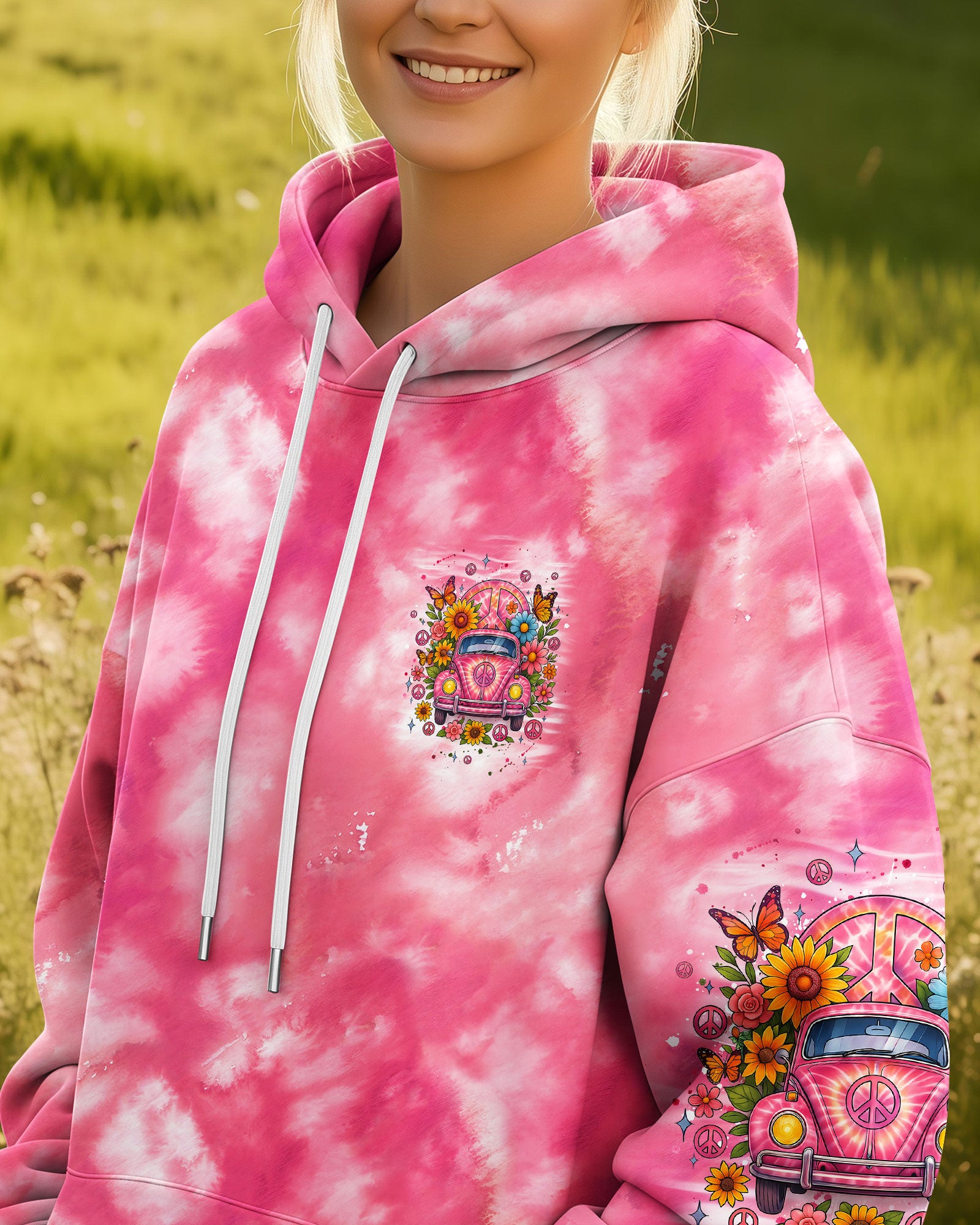 RUNNING AGAINST THE WIND CAR TIE DYE ALL OVER PRINT - TYQY2511251