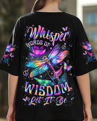 WHISPER WORDS OF WISDOM LET IT BE DRAGONFLY ALL OVER PRINT - YHLN2908253