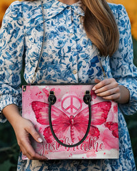 JUST BREATHE BUTTERFLY LEATHER HANDBAG - TYQY2903241