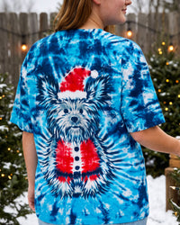 SANTA YORKIE TERRIER SWIRL CHRISTMAS ALL OVER PRINT - TYQY0210266