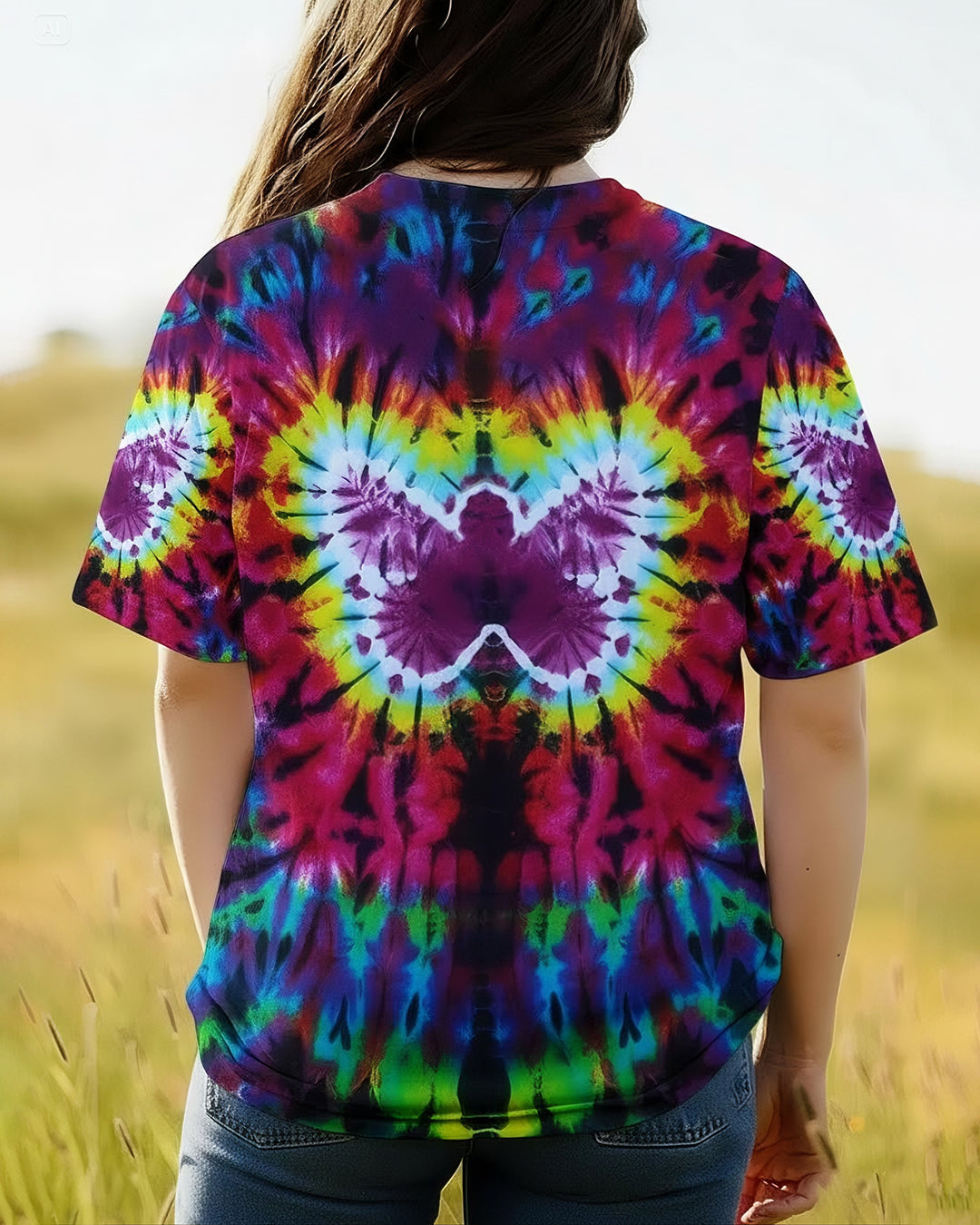 BUTTERFLY TIE DYE ALL OVER PRINT - YHHG0112252