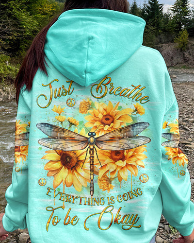 JUST BREATHE DRAGONFLY ALL OVER PRINT - YHKD1711231