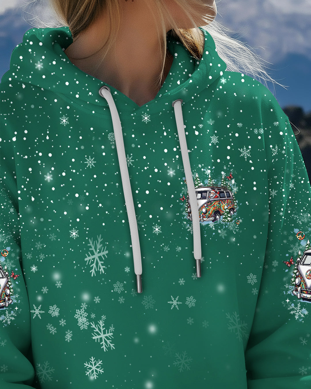 SANTA CLAUS IS COMING CHRISTMAS ALL OVER PRINT - YHHG1411251