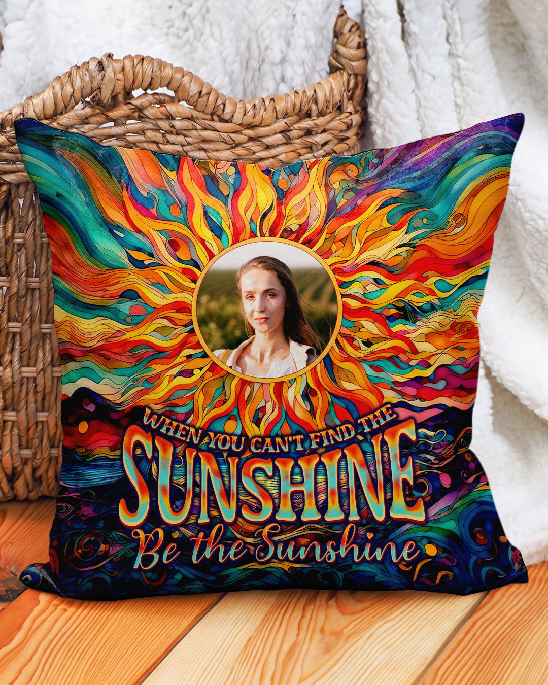 PERSONALIZED BE THE SUNSHINE PILLOW - TLNO0401251