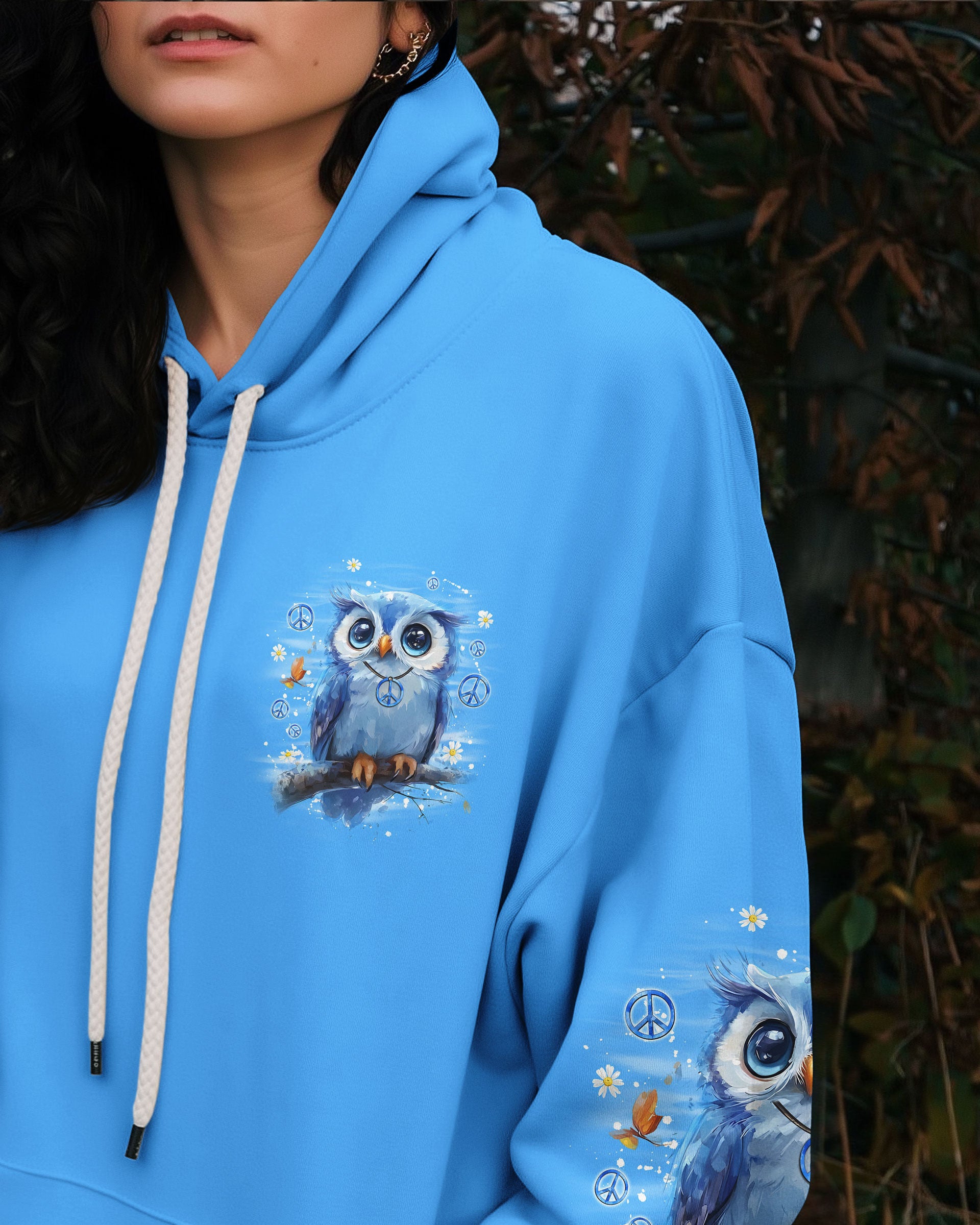 WHISPER WORDS OF WISDOM LET IT BE OWL ALL OVER PRINT - TYQY1809254
