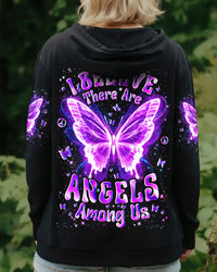 I BELIEVE THERE ARE ANGELS AMONG US BUTTERFLY ALL OVER PRINT - YHLN3012251