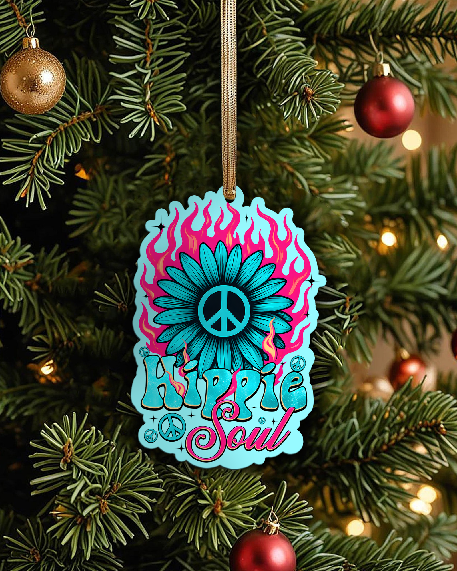 HIPPIE SOUL FLOWER ORNAMENT & KEYCHAIN - TYQY2208255