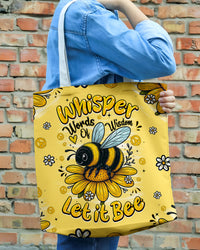 WHISPER WORDS OF WISDOM LET IT BEE TOTE BAG - TYQY1706254
