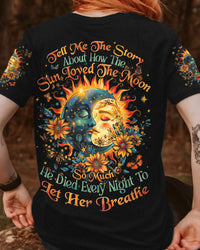 STORY ABOUT THE SUN AND THE MOON ALL OVER PRINT - TYTD0108242