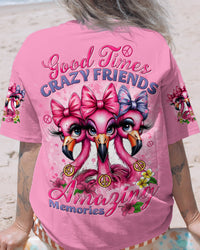 GOOD TIMES CRAZY FRIEND FLAMINGO ALL OVER PRINT - TYTD2305242