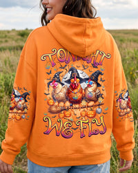 TONIGHT WE FLY CHICKEN WITCH HALLOWEEN ALL OVER PRINT - TYQY3007261