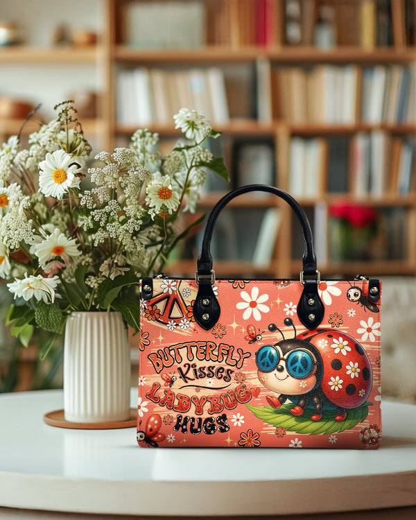 BUTTERFLY KISSES AND LADYBUG LEATHER HANDBAG - TYQY2306259